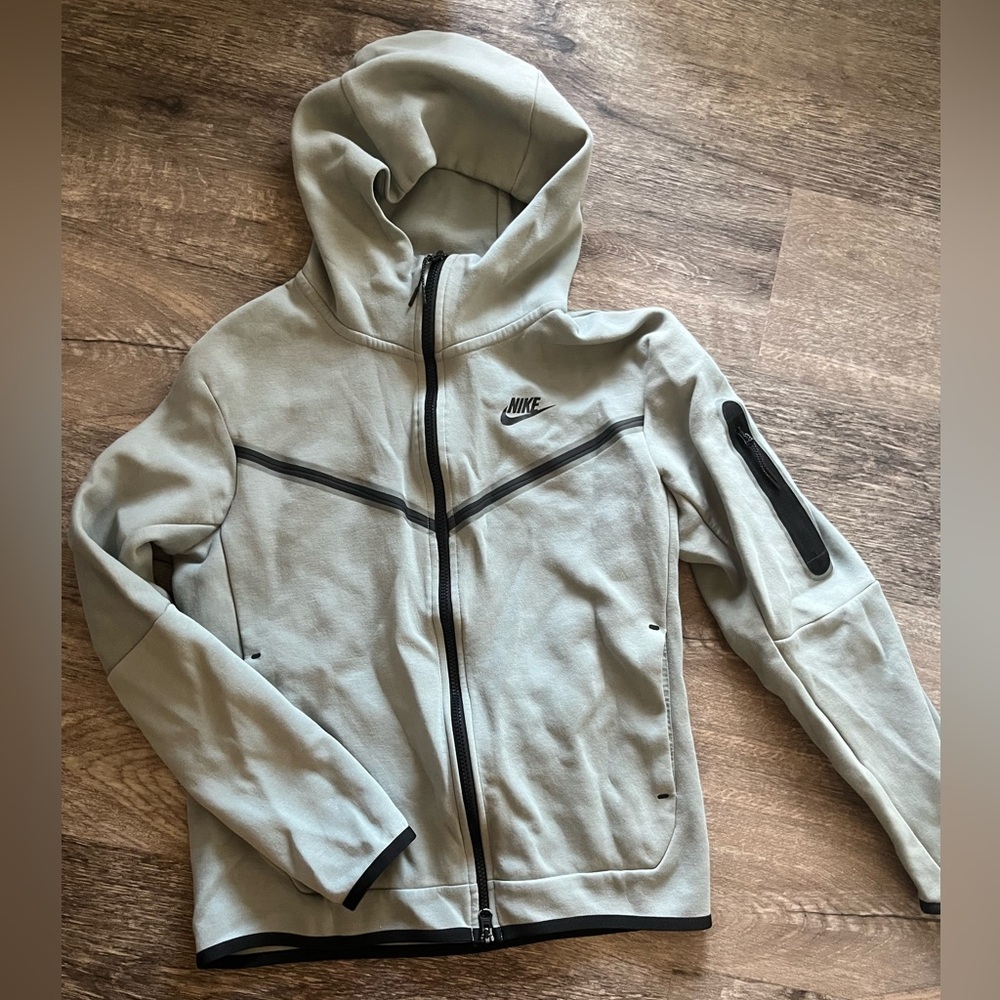 Nike Light Green Hooded Jacket